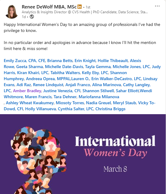 renee dewolf IWD